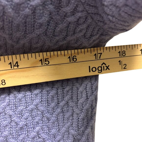 Charter Club 2-Ply Cashmere Cable Knit Cardigan Sweater Size S V-Neck Button-Up - Picture 3 of 5